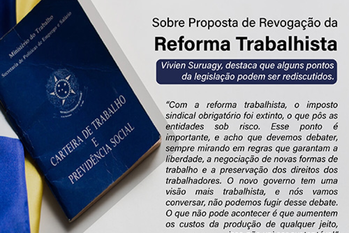 Revogação da reforma trabalhista acendeu um sinal de alerta entre representantes de sindicatos